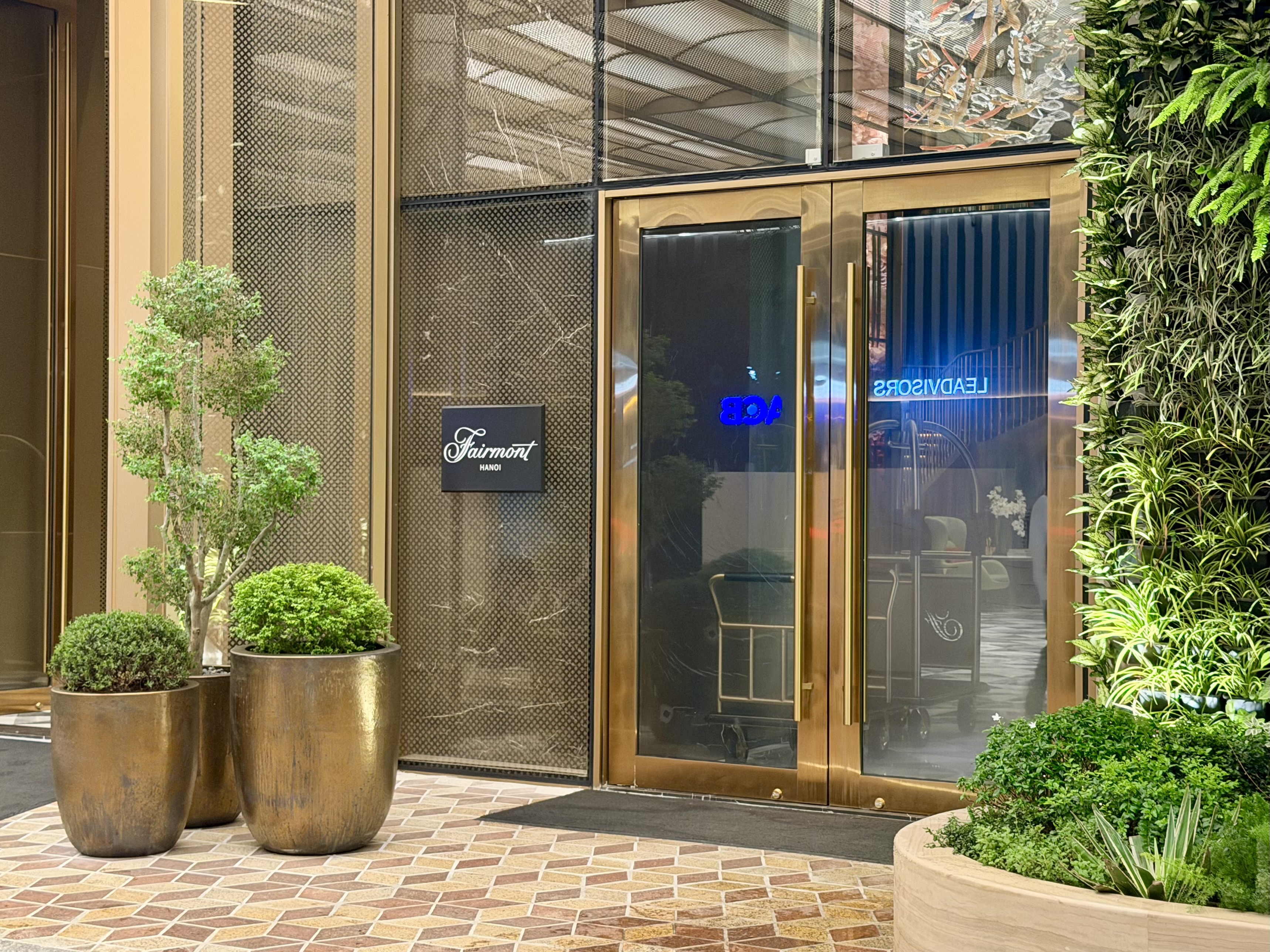 Fairmont Hanoi hotel entrance