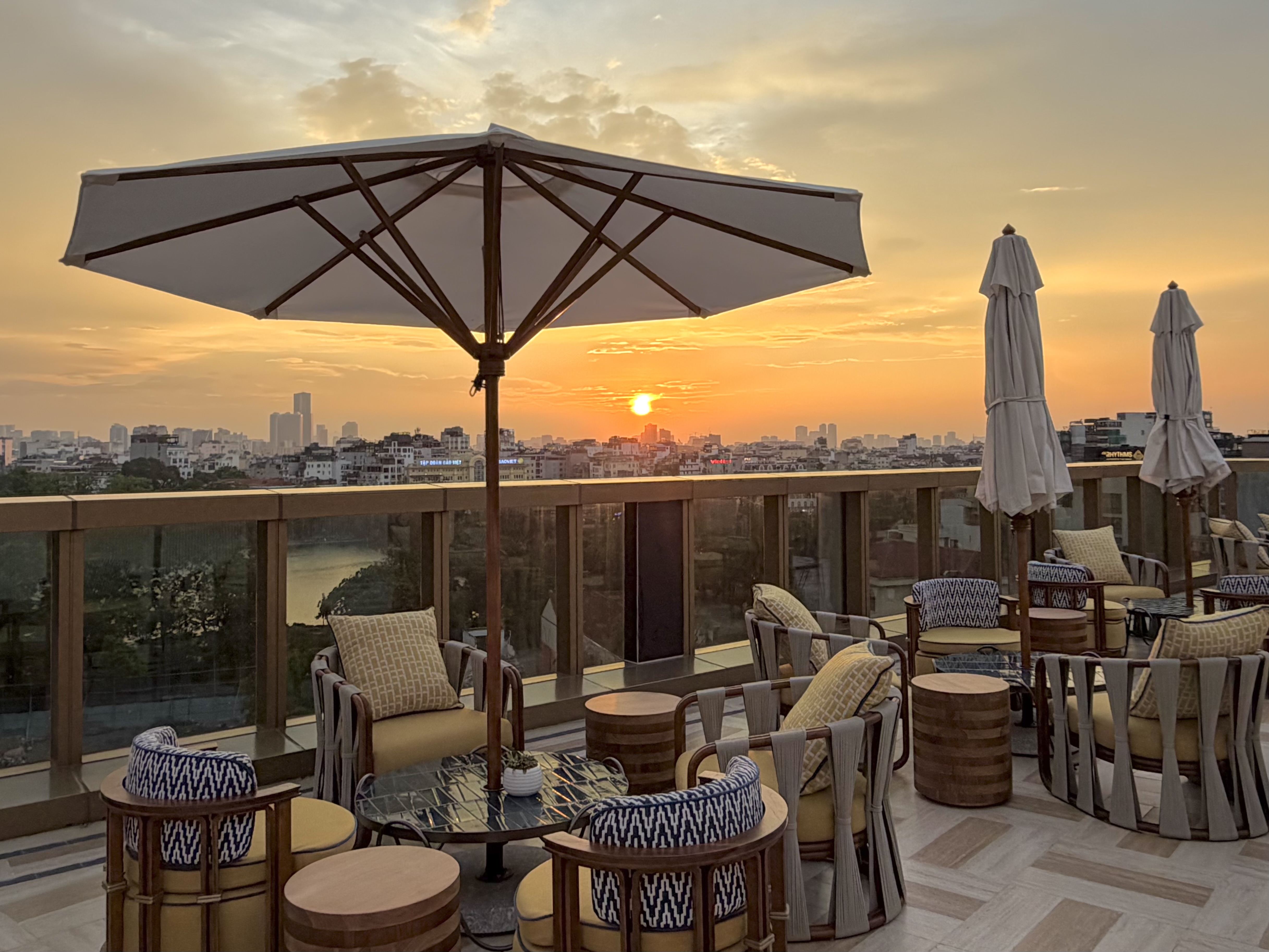 Fairmont Hanoi sunset