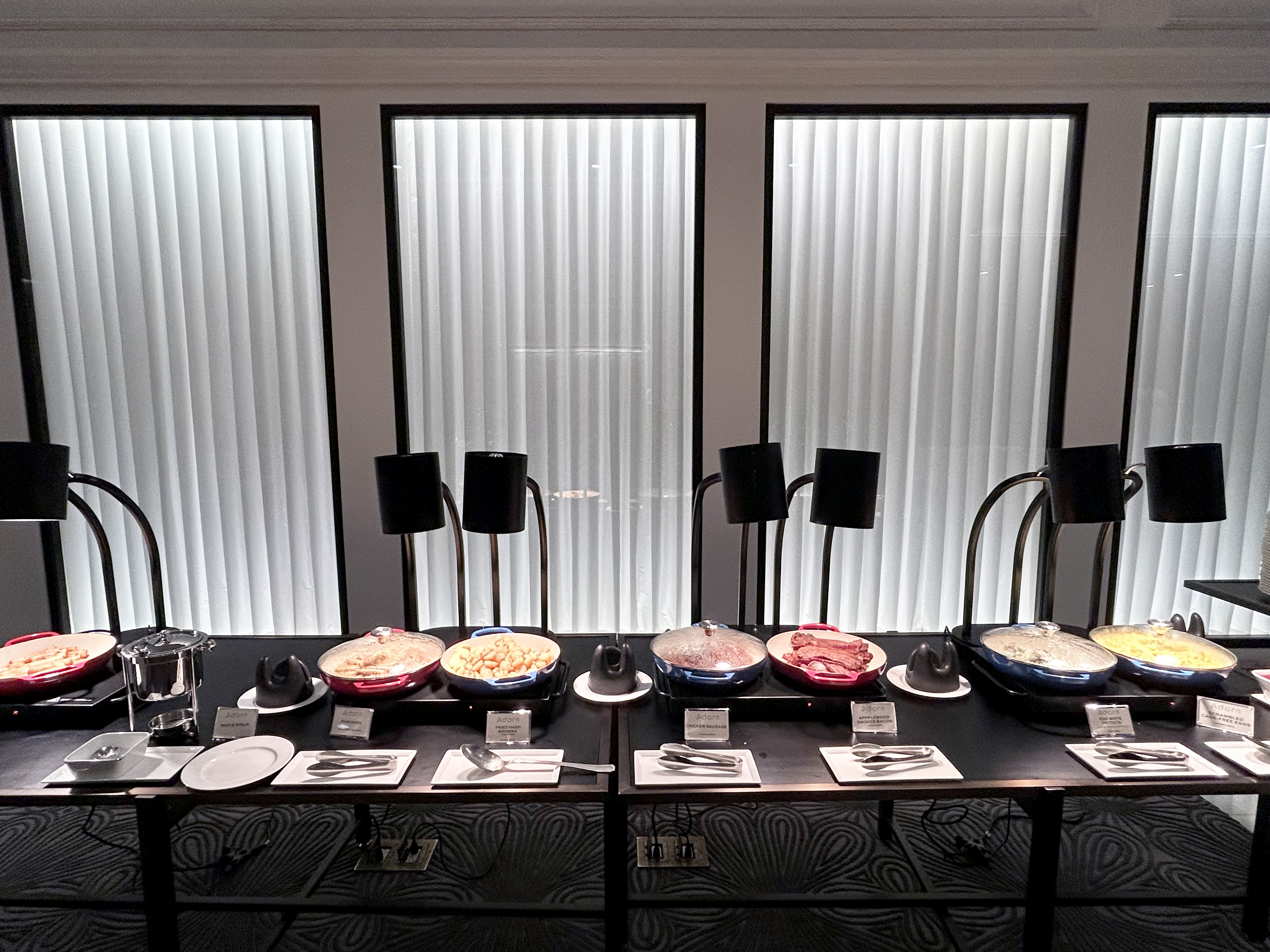 Four Seasons Chicago Adorn buffet hot dishes