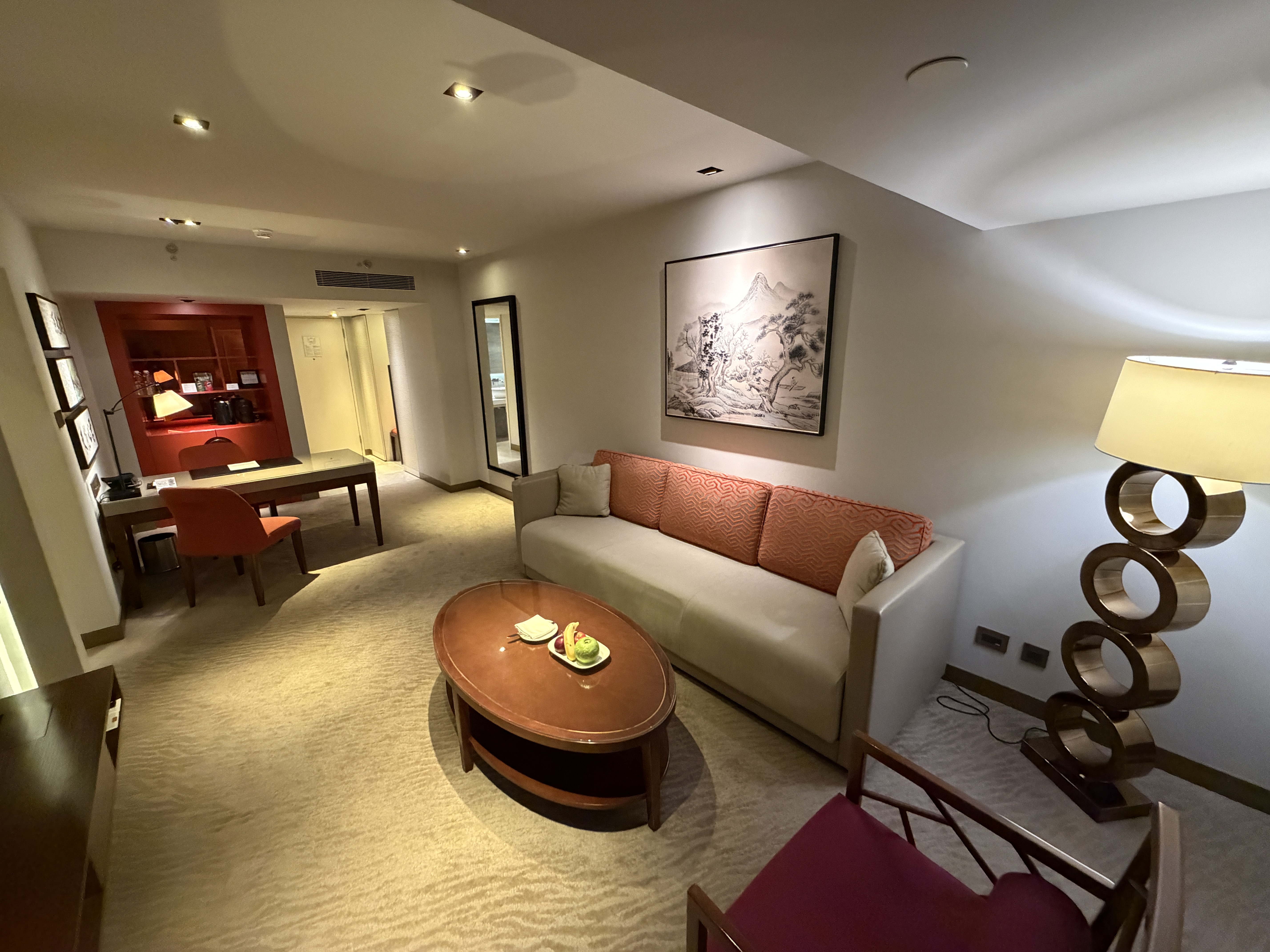 Grand Hyatt Tapei Suite Sitting Area