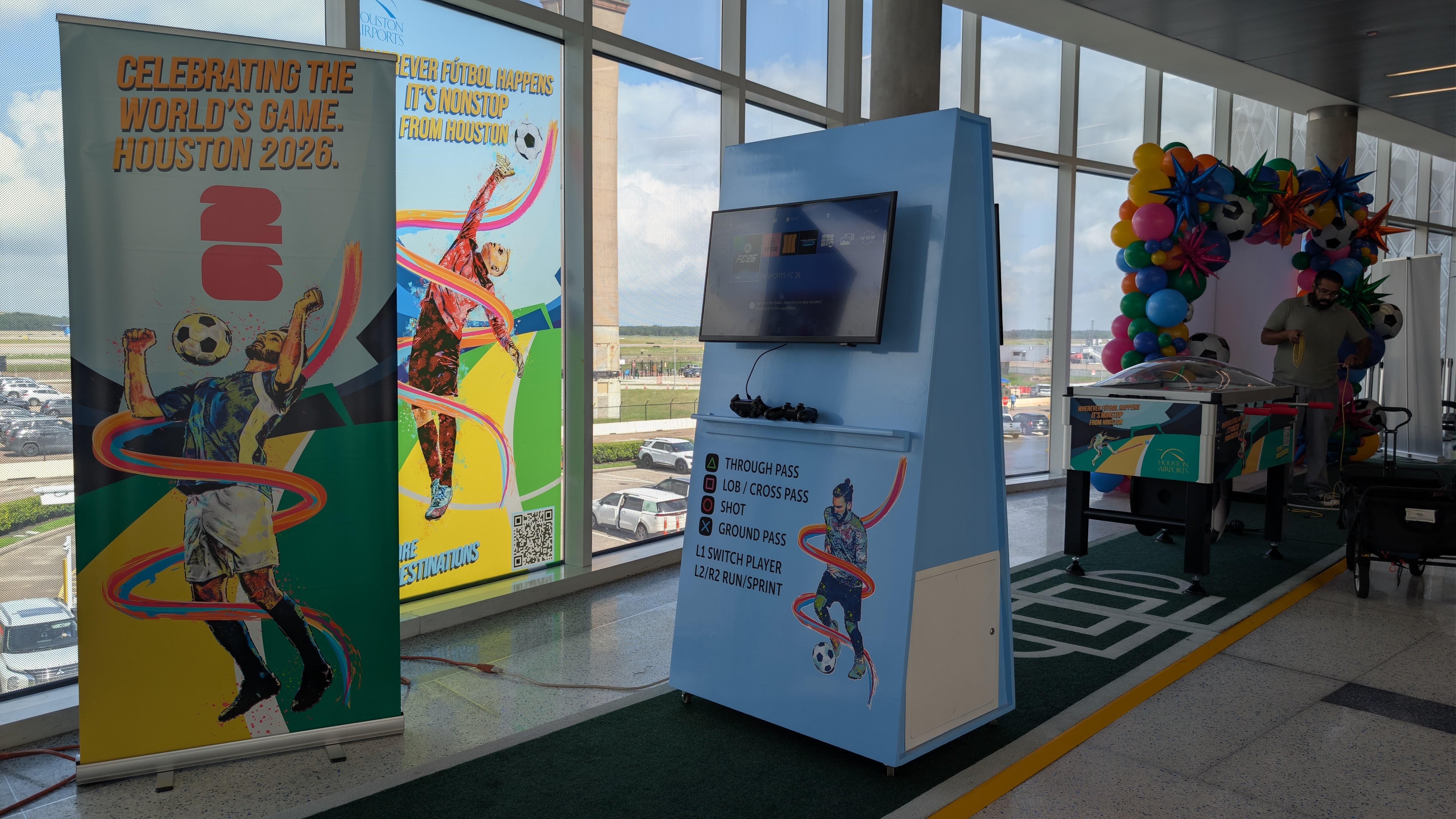 IAH World Cup interactive activation