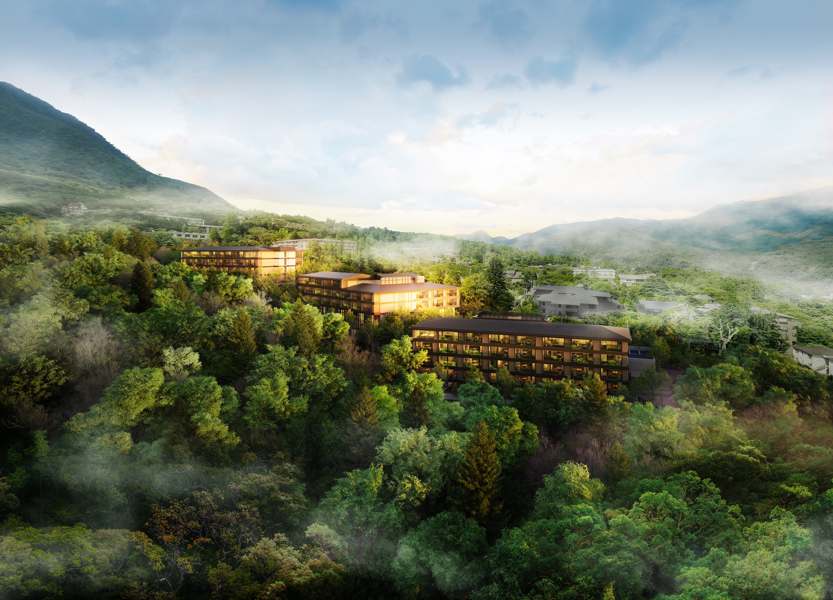 LXR Hotels Resorts Hakone Gora Exterior rendering LXR Hotels Resorts Hakone Gora Exterior rendering