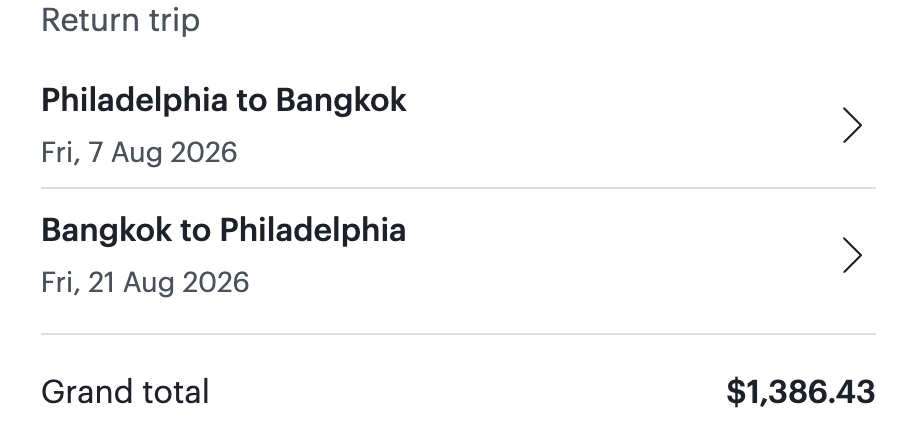 Qatar Airways economy flights from Philadelphia to Bangkok Qatar Airways economy flights from Philadelphia to Bangkok