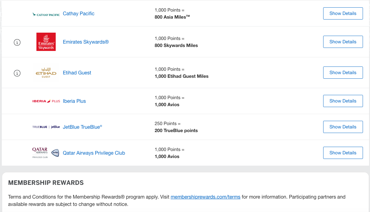Amex Airline Transfer Partners Without Qantas