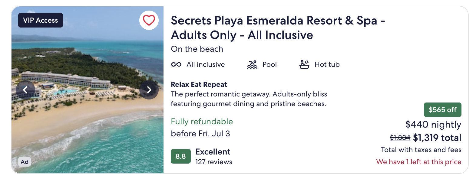 Secrets Playa Esmeralda Resort & Spa Expedia sale