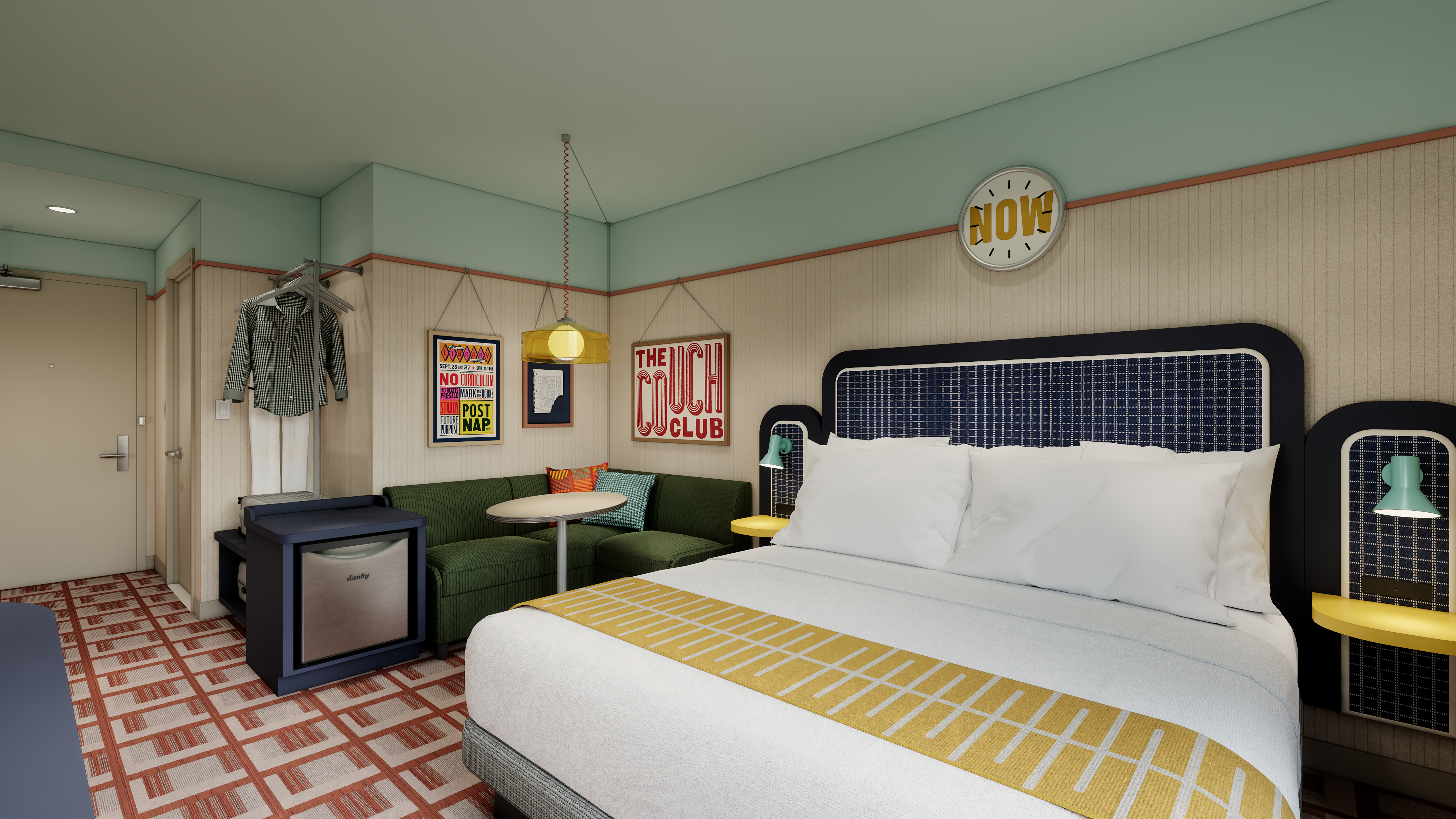 Undergraduate by Hilton Room Rendering