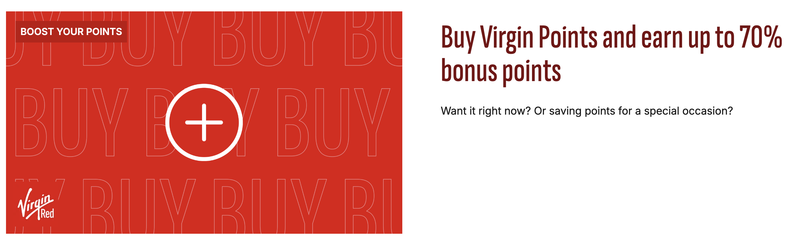 Virgin points purchase promo