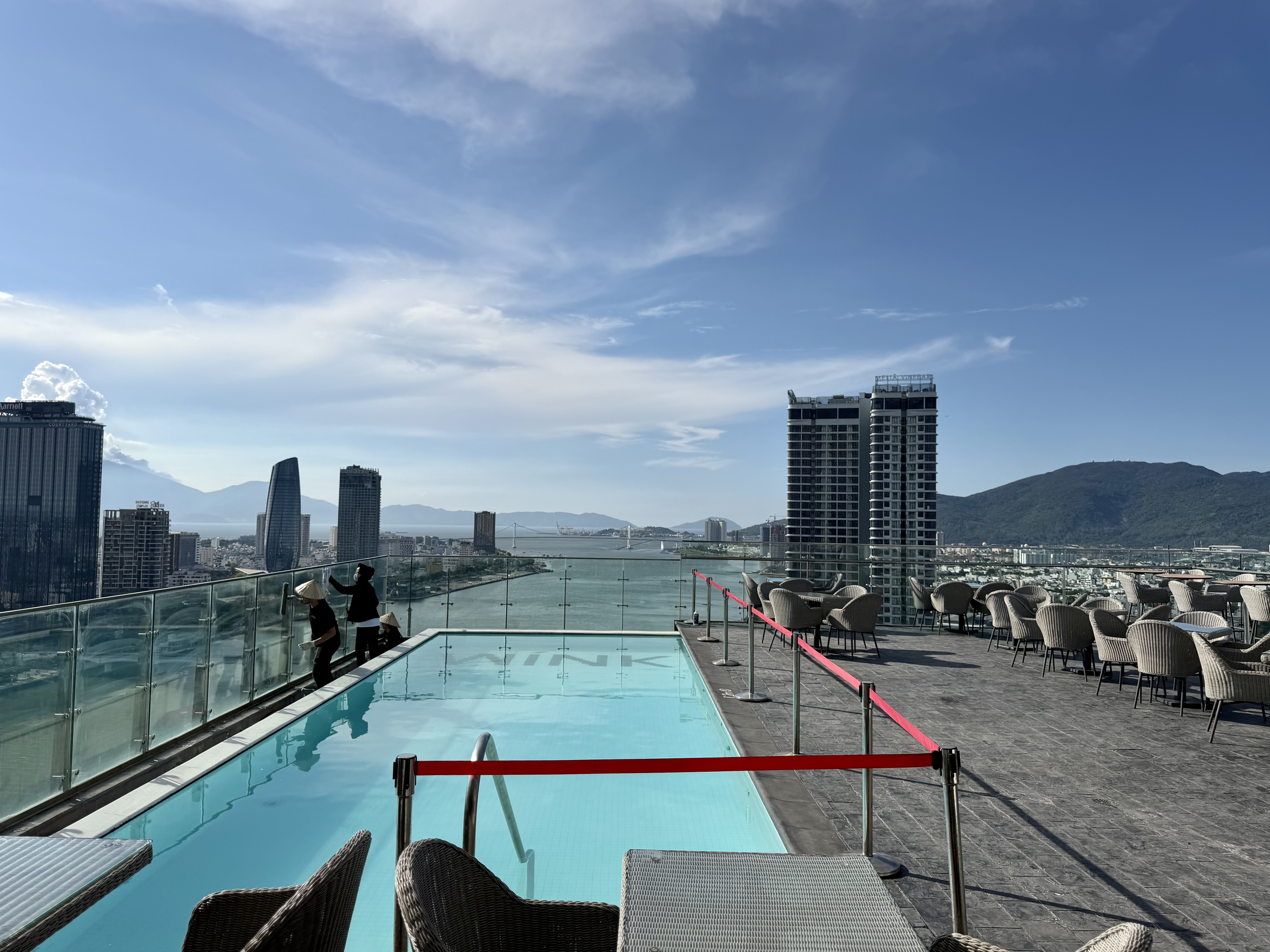 Wink Danang Riverside rooftop pool closure