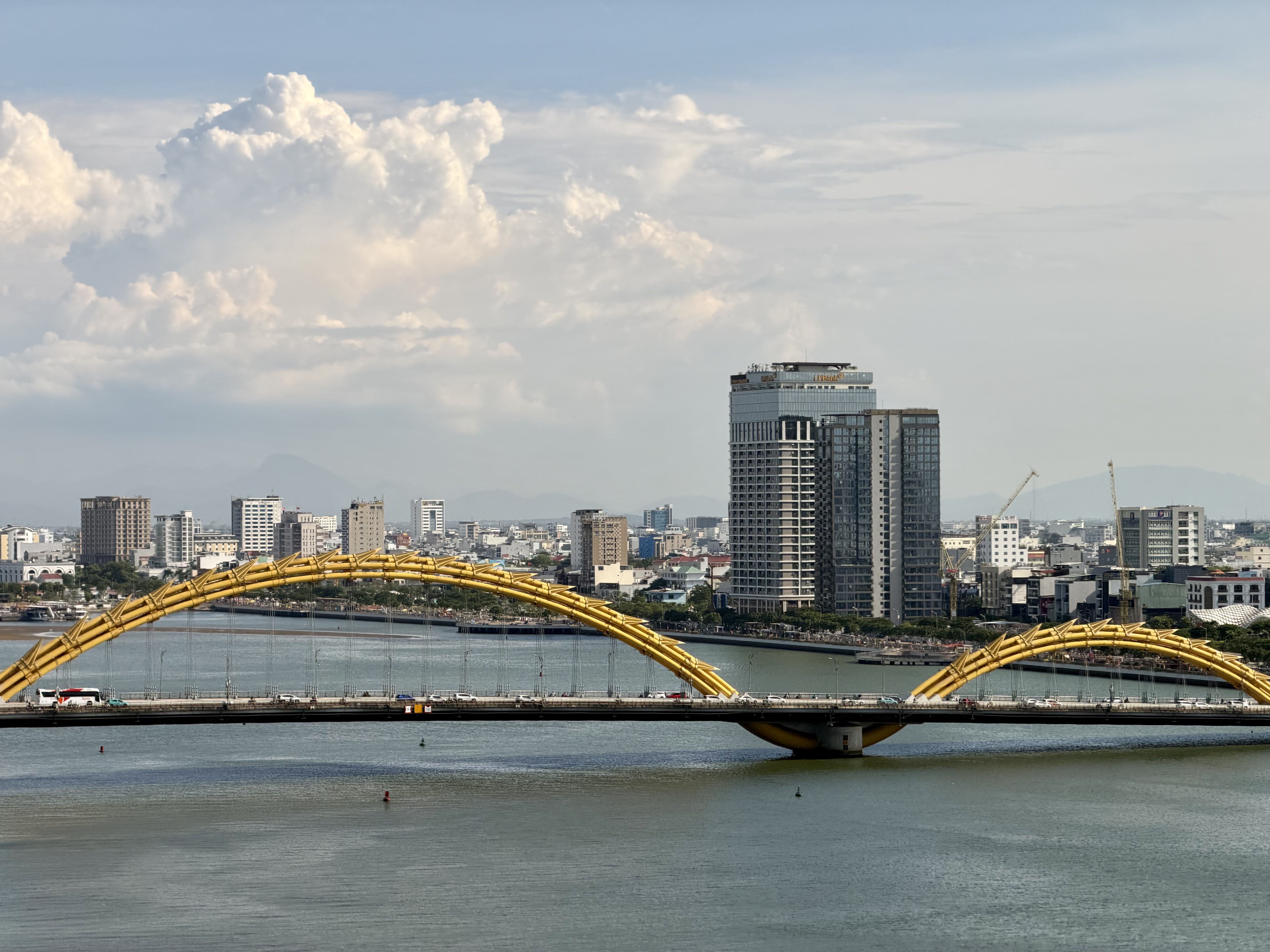 Wink Danang Riverside room view of Dragon Bridge