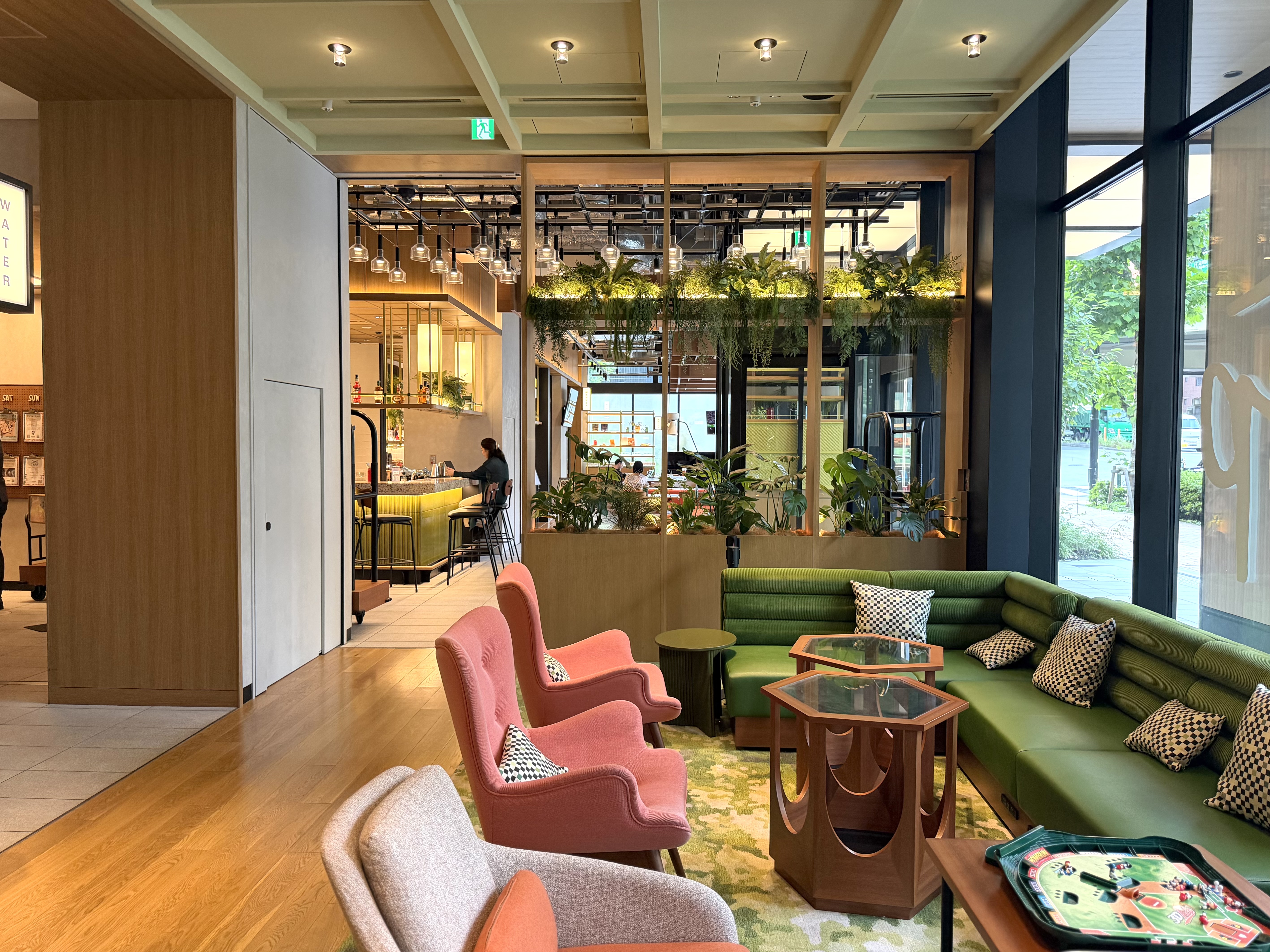 Caption by Hyatt Kabutocho Tokyo reception seating area Caption by Hyatt Kabutocho Tokyo reception seating area