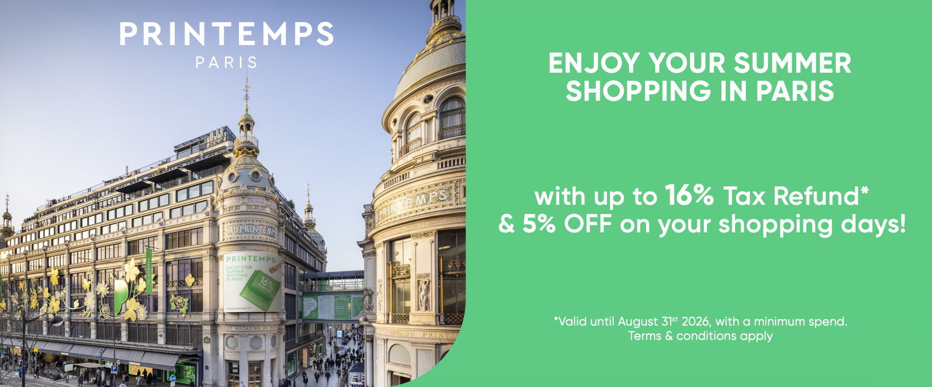 Printemps Paris summer 2026 shopping deal Printemps Paris summer 2026 shopping deal